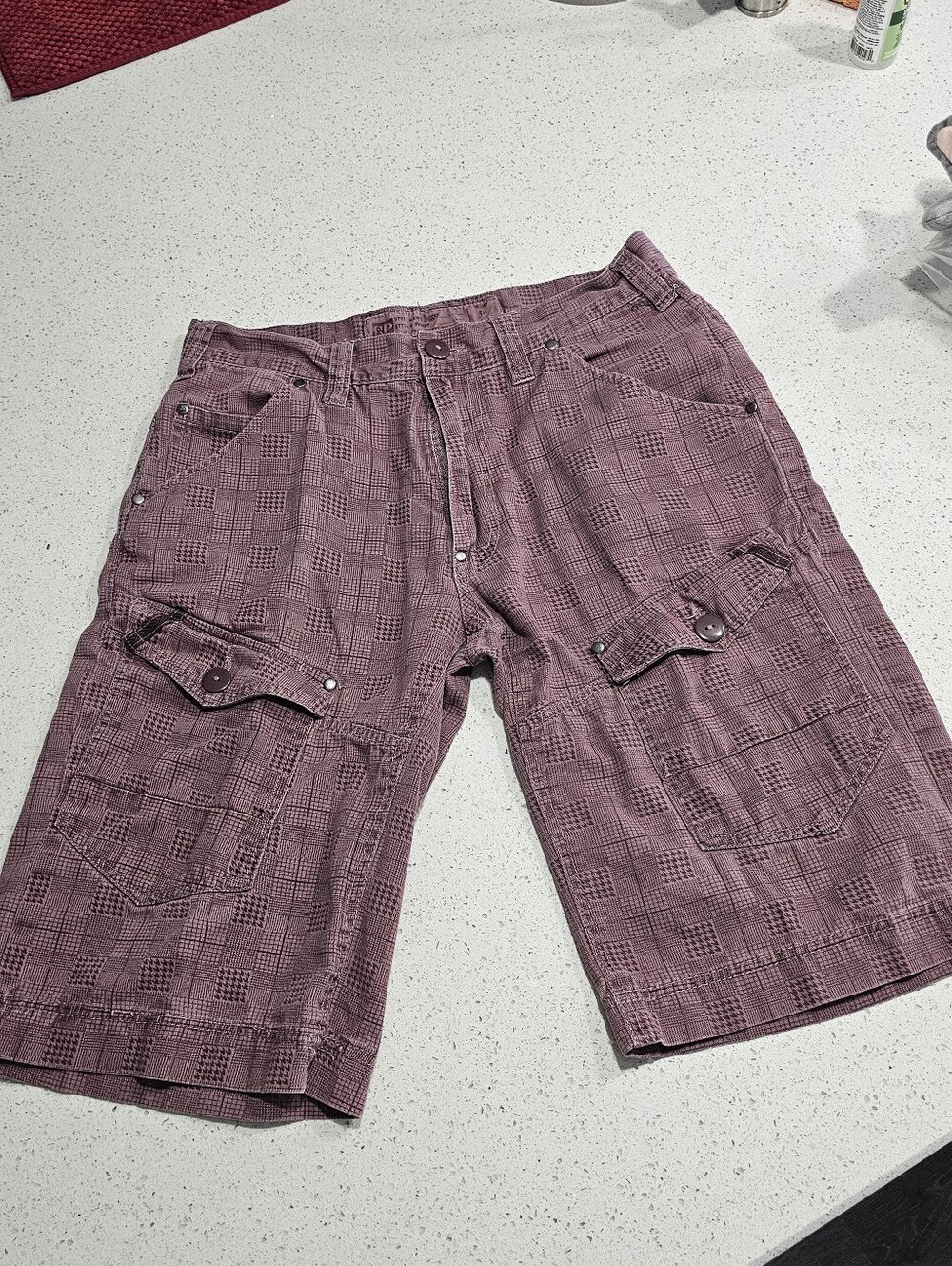 Royal Premium Vtg Y2K Multi Pocket Style Grunge Cargo Hip Hop Shorts Size 30*
